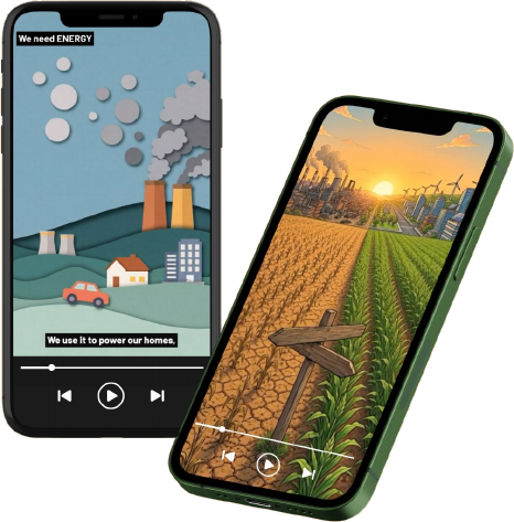 Short module videos on two phones